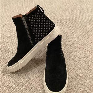 Lucky brand black suede boots/Soft sole